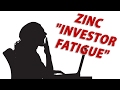 Hausse des prix du zinc