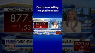 PLATINUM Costco starts selling platinum bars after a golden success #shorts