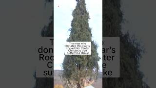 The man who donated this year‘s Rockefeller Center Christmas tree suffered a stroke￼