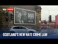 Scotland's new hate crime law could be used to 'settle scores'