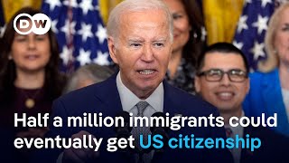Biden gives residency to undocumented spouses of US citizens | DW News
