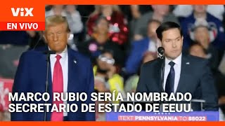 Marco Rubio sería nombrado como secretario de Estado por Donald Trump | Noticias Univision 24/7