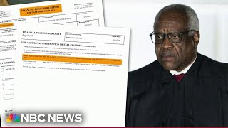 Clarence Thomas acknowledges trips with billionaire in financial disclosure
