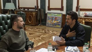 El actor Orlando Bloom se reúne con Zelenski en calidad de embajador de buena voluntad de Unicef