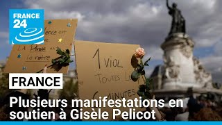 En France, plusieurs manifestations en soutien à Gisèle Pelicot et aux victimes de viol • FRANCE 24