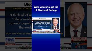 Tim Walz called for elimination of Electoral College at California fundraiser #shorts