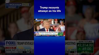 Trump reveals new details about first assassination attempt #shorts