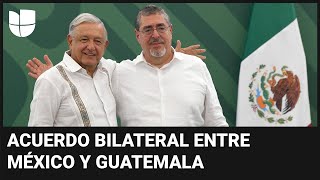 Presidentes de México y Guatemala hablan de inmigración, cooperación e infraestructura ferroviaria