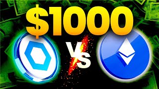 ETHEREUM Chainlink vs Ethereum | $1000 in LINK or ETH For 2024 Crypto Bull Run?