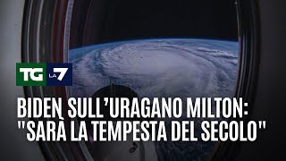 L’uragano Milton preoccupa sempre di più anche in vista elezioni