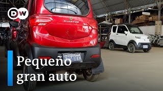 QUANTUM La start-up boliviana Quantum sorprende con un microauto eléctrico