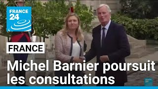 Michel Barnier poursuit les consultations en vue de composer un gouvernement • FRANCE 24