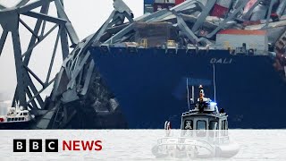 KEY Baltimore bridge: Data recorder recovered from ship in Baltimore Key Bridge crash I BBC News