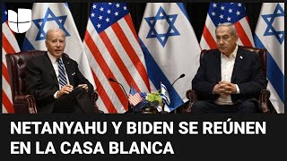 JOE Joe Biden recibe a Netanyahu en la Casa Blanca: esta es la razón