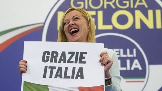 &quot;Italiener vereinen&quot;: Giorgia Meloni siegt bei den Parlamentswahlen