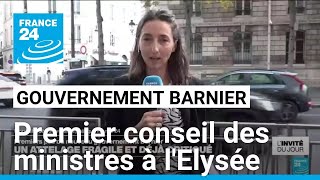 Gouvernement Barnier : premier conseil des ministres à l&#39;Elysée • FRANCE 24