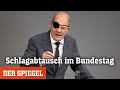 So streiten sich Bundeskanzler Olaf Scholz und CDU-Chef Friedrich Merz im Bundestag | DER SPIEGEL
