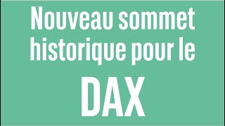 DAX40 PERF INDEX Nouveau sommet historique pour le DAX - 100% Marchés - soir - 09/05/24