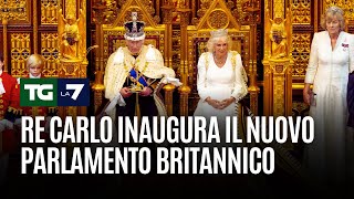 Re Carlo inaugura il nuovo parlamento britannico
