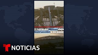 S&U PLC [CBOE] 📍El huracán Milton causó destrozos a su paso por la costa oeste de Florida | Noticias Telemundo