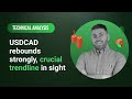 Technical Analysis: 04/08/2023 - USDCAD rebounds strongly, crucial trendline in sight