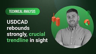 USD/CAD Technical Analysis: 04/08/2023 - USDCAD rebounds strongly, crucial trendline in sight