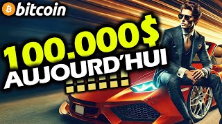 BITCOIN BITCOIN 🔴100.000$ AUJOURD&#39;HUI !!!!! 🚨