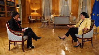 Exklusiv-Interview: Georgische Präsidentin legt Veto gegen &quot;russisches Gesetz&quot; ein