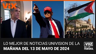 LUNES Lo mejor de Noticias Univision de la mañana | lunes 13 de mayo de 2024