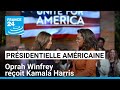 Présidentielle américaine : Oprah Winfrey reçoit Kamala Harris • FRANCE 24