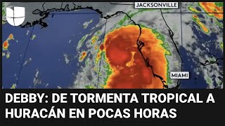 S&U PLC [CBOE] Tormenta Debby avanza por el Golfo de México y deja lluvia en Florida: mira su trayectoria