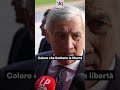 TAJANI: "VALDITARA? IO HO IL MIO LINGUAGGIO, ALTRI IL LORO" #news #shorts