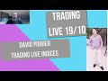 Trader en bourse sur indices Dow Jones - David P - Préparation de séance et tading live