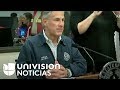 ABBOTT LABORATORIES - Gobernador de Texas, Greg Abbott, en rueda de prensa