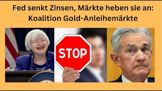 Fed senkt Zinsen, Märkte heben sie an: Koalition Gold-Anleihemärkte! Marktgeflüster Teil 1