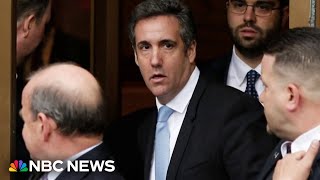 Trump defense tries to portray Michael Cohen as motivated by revenge and money