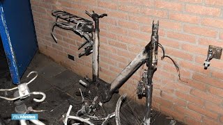 ACCU N Accu&#39;s elektrische fietsen spontaan in brand: &#39;De hele fiets was weg&#39;  - RTL NIEUWS
