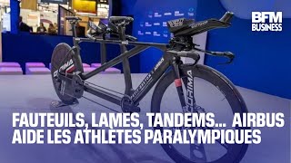 AIRBUS Fauteuils, lames, tandems… Airbus aide les athlètes paralympiques