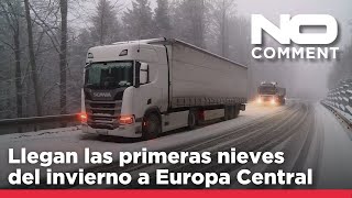 NO COMMENT: Llegan las primeras nieves del invierno a Europa