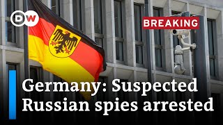 Latest on the arrest of two alleged spies in the German state of Bavaria | DW News