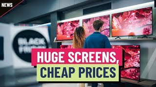 Forget big screens - giant screen TVs are getting cheaper