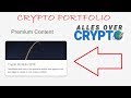 Crypto Portfolio 2018 (AllesOverCrypto) | Fan blij maken :)
