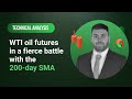Technical Analysis: 30/11/2023 - WTI oil futures in a fierce battle with the 200-day SMA