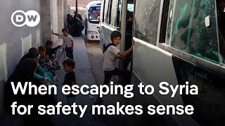 How Israeli airstrikes are preventing people fleeing from Lebanon into Syria | DW News