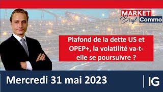 GOLD - USD 🌠 MarketBrief commo - Mercredi 31 mai 2023 / 14h30 Vincent Boy #matièrespremières #gold #pétrole