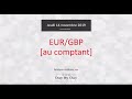 EUR/GBP (au comptant) : Idée de trading  IG 14.112019