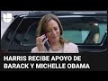 Barack y Michelle Obama anuncian su apoyo a Kamala Harris como candidata presidencial