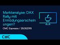 Marktanalyse: DAX Rally mit Ermüdungserscheinungen? (CMC Espresso 29.5.20)