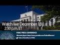 FOMC Press Conference December 13, 2023