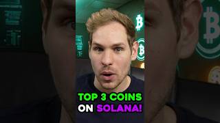 SOLANA Top 3 Coins on Solana! #shorts